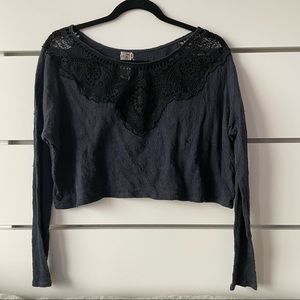 Free People Lacy Crop Top